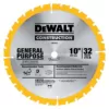 DEWALT Construction 10 in. 32-Teeth Saw Blade