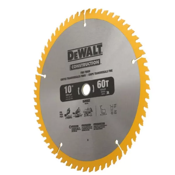 DEWALT 10 in. Circular Saw Blade Assortment (2-Pack) with Bonus 10 in. Circular Saw Blade Assortment (2-Pack)