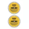 DEWALT Construction 10 in. 24-Teeth Thin Kerf Table Saw Blade (2-Pack)