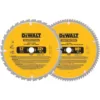 DEWALT 12 in. Miter Saw Blade 32-Teeth and 80-Teeth (2-Pack)