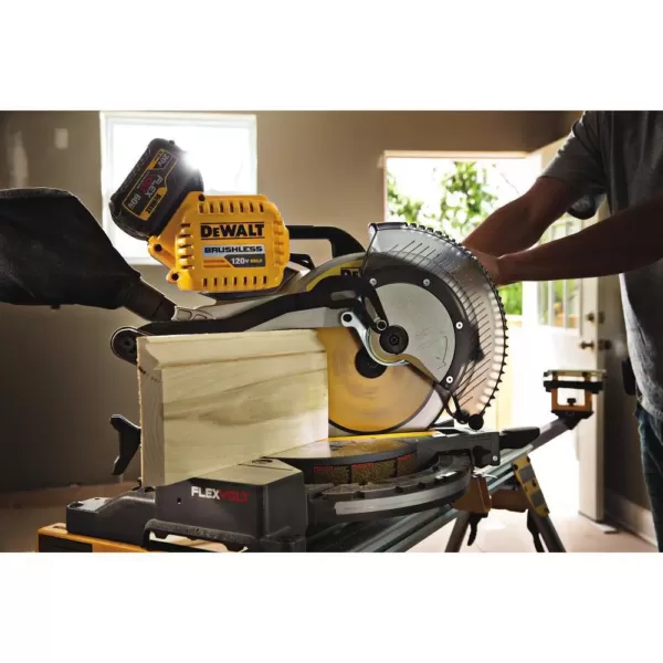 DEWALT FLEXVOLT 12 in. 60-Teeth Carbide-Tipped Miter Saw Blade