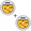 DEWALT FLEXVOLT 12 in. 60-Teeth Carbide-Tipped Miter Saw Blade (2-Pack)