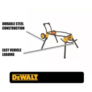 DEWALT 31.5 lbs. Rolling Table Saw Stand