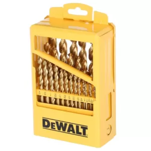 DEWALT Titanium Pilot Point Drill Bit Set (29-Piece)