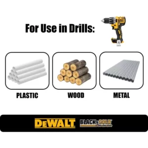 DEWALT 5/8 in. Black and Gold Drill Bit