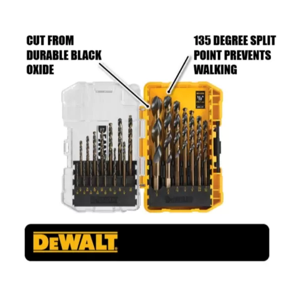 DEWALT Black and Gold Drill Bit Set (21-Piece)