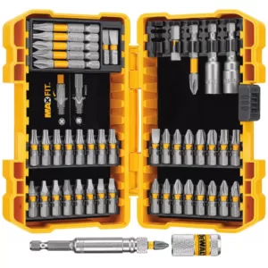 DEWALT Titanium Pilot Point Drill Bit Set (21-Piece) with Bonus MaxFit Screwdriving Set (45-Piece)