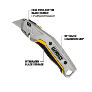 DEWALT Instant Change Retractable Utility Knife