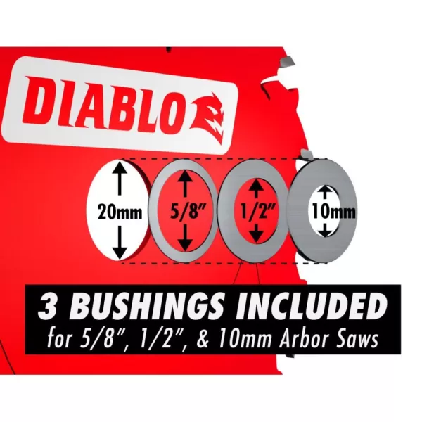 DIABLO 5-1/2 in. x 18-Tooth Fast Framing Saw Blade with Bushings