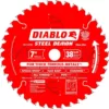 DIABLO 7 in. x 38-Tooth x 20mm Arbor Steel Demon Ferrous Metal Cutting Saw Blade