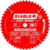 DIABLO 7 in. x 48-Tooth x 20mm Arbor Steel Demon Ferrous Metal Cutting Saw Blade