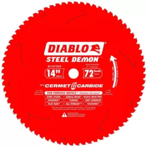 DIABLO 14 in. x 72 TPI Steel Demon Cermet II Carbide Blade for Ferrous Metals