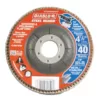 DIABLO 4-1/2 in. 40-Grit Steel Demon Grinding and Polishing Flap Disc with Type 29 Conical Design (5-Pack)