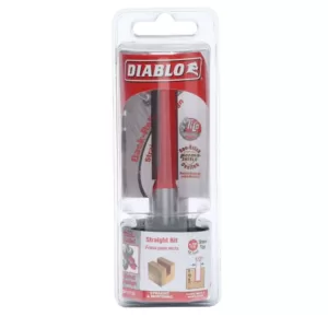 DIABLO 1/2 in. x 2 in. Carbide Straight Router Bit