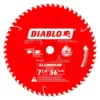 DIABLO 7 1/4 in. x 56-Teeth Laminate/Non-Ferrous Metal Cutting Blade