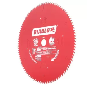 DIABLO 12 in. x 100-Teeth Ultimate Polished Finish Saw Blade