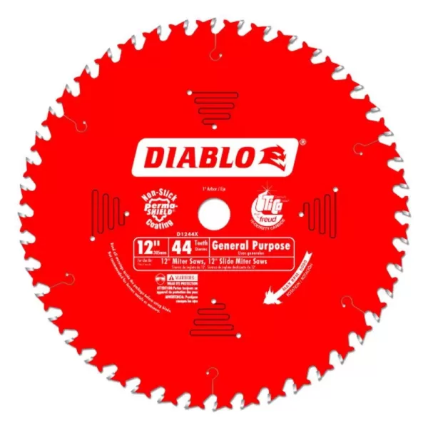 DIABLO 12 in. x 44-Tooth General Purpose Saw Blade (15-Pack)