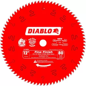 DIABLO 12 in. x 80-Teeth Finishing Saw Blade