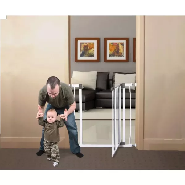 Dreambaby 36.5 in. H Liberty Extra Tall Auto Close with Stay Open Feature Security Gate