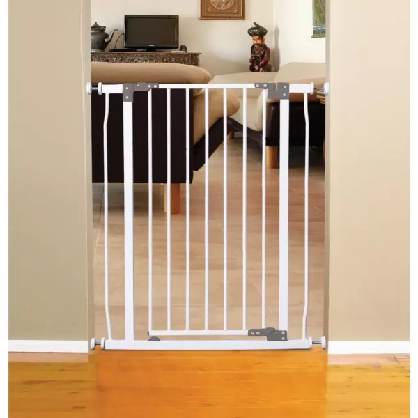 Dreambaby 36.5 in. H Liberty Extra Tall Auto Close with Stay Open Feature Security Gate