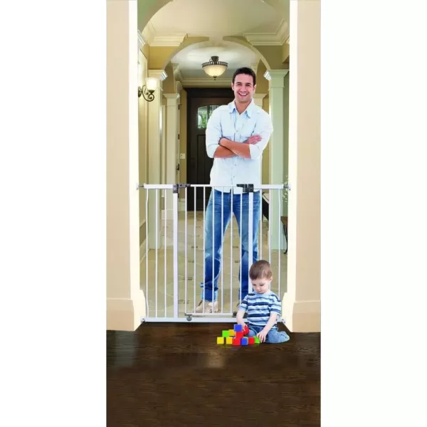 Dreambaby 36.5 in. H Liberty Extra Tall and Wide with Stay Open Feature Auto Close Security Gate