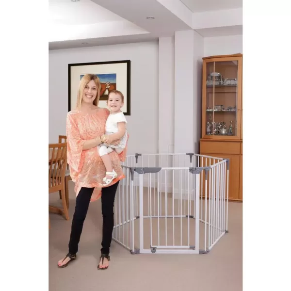 Dreambaby 29 in. H Royale Converta 3-in-1 Play-Yard and Wide Barrier Gate