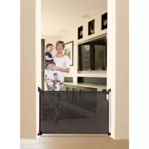 Dreambaby 34 in. H x 55 in. W Black Retractable Indoor/Outdoor Safety Gate