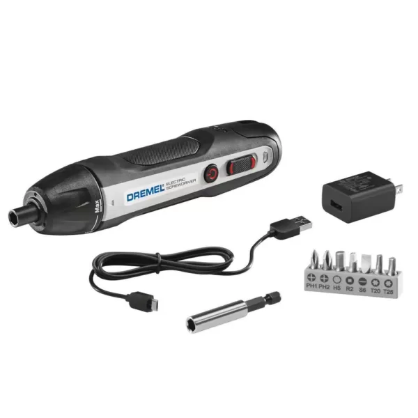 Dremel Home Solutions Rechargeable 4-Volt Li-Ion Powered Electric Screwdriver