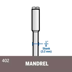 Dremel 1-1/2 in. Rotary Tool Mandrel for Discs, Wheels and Sanding Bands Kit