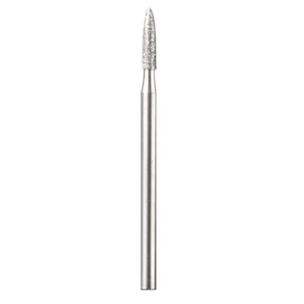 Dremel 3/32 in. Rotary Accessory Diamond Wheel Taper Point for Wood, Ceramic, Glass, Hardened Steel + Semi-Precious Stones