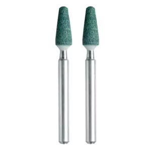 Dremel 3/16 in. Rotary Tool Cone Silicon Carbide Grinding Stone for Stone, Glass, Ceramic, Porcelain, Gemstone (2-Pack)