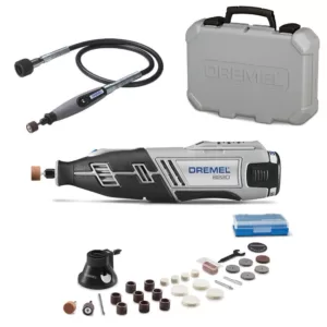 Dremel 36 in. Flex-Shaft Attachment for Rotary Tools + 8220 Series 12-V MAX Lithium-Ion Variable Speed Cordless Rotary Tool Kit