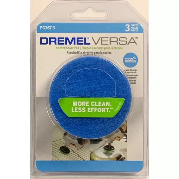 Dremel Versa Power Cleaner Non-Scratch Replacement Pad (3-Pack)