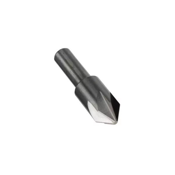 Drill America 1-1/2 in. 100-Degree High Speed Steel Countersink Bit with 6 Flutes