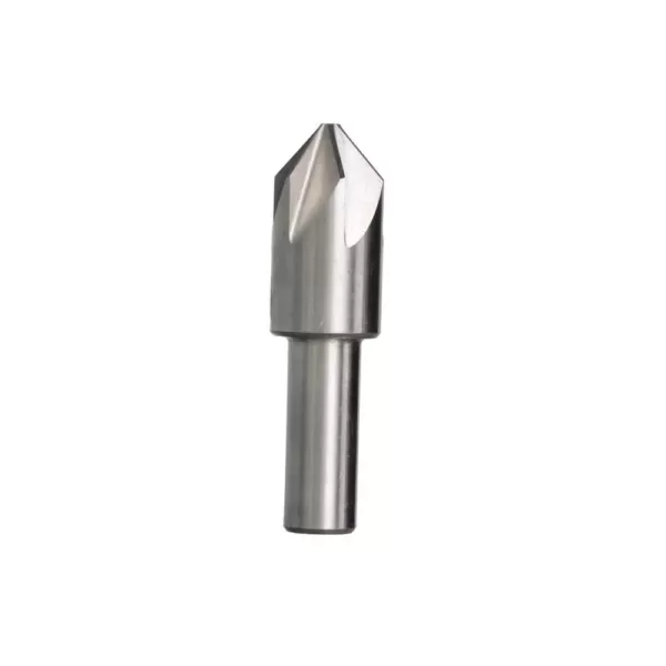 Drill America 1-1/2 in. 100-Degree High Speed Steel Countersink Bit with 6 Flutes