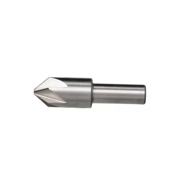 Drill America 1-1/4 in. 82-Degree High Speed Steel Countersink Bit with 6 Flutes