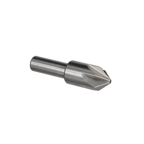 Drill America 1-1/4 in. 82-Degree High Speed Steel Countersink Bit with 6 Flutes