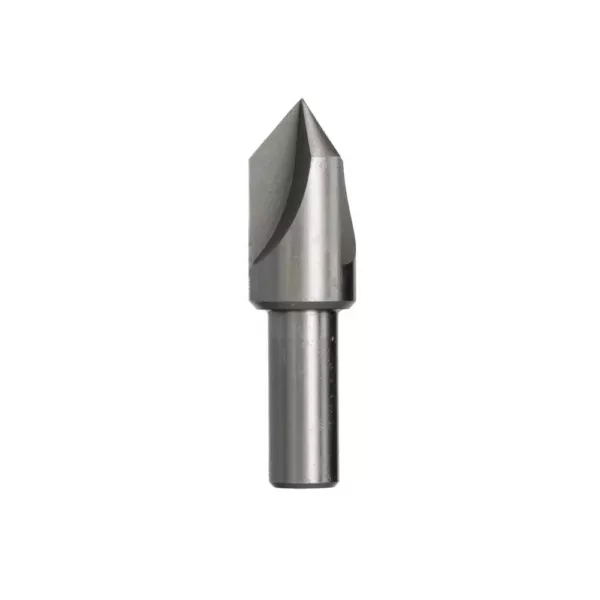 Drill America 1 in. 100-Degree High Speed Steel Countersink Bit with 3 Flutes