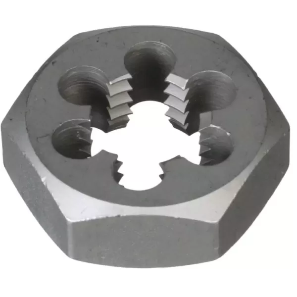 Drill America 1-1/2 in. - 12 in. Carbon Steel Hex Rethreading Die