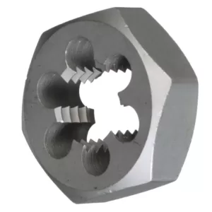 Drill America 1-1/4 in.-7 Carbon Steel Hex Re-Threading Die