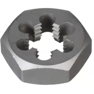 Drill America 1-1/8 in.-12 Carbon Steel Hex Re-Threading Die