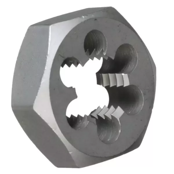 Drill America 1/2 in. - 14 in. in. NPT Carbon Steel Hex Pipe Die