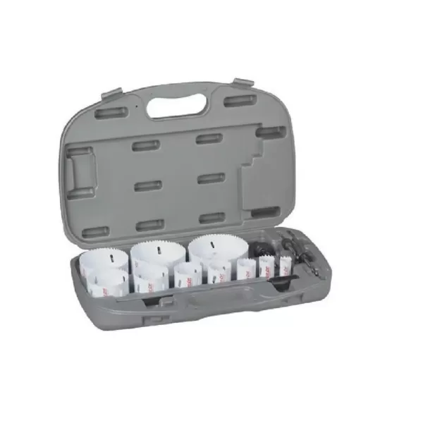 Drill America Plumber's Bi-Metal Hole Saw Set (9-Piece)