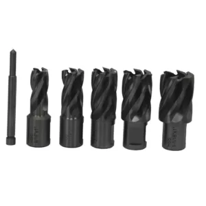 Drill America Annular Cutter Set with 1 in. D Cut (5-Piece)