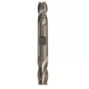 Drill America 1/4 in. x 3/8 in. Shank High Speed Steel Double End Mill Specialty Bit with 4-Flute