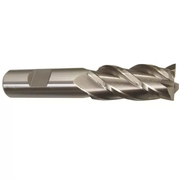 Drill America 5/16 in. x 3/8 in. Shank High Speed Steel Extra Long Center Cutting End Mill Specialty Bit with 4-Flute