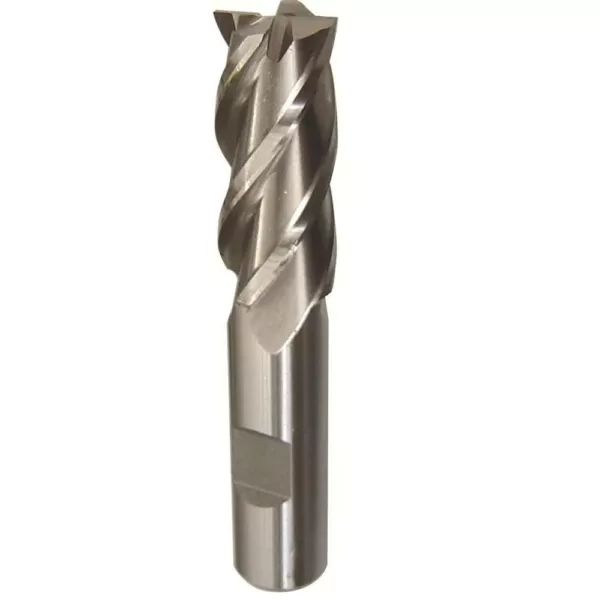 Drill America 1/2 in. x 1/2 in. Shank High Speed Steel End Mill Specialty Bit with 4-Flute