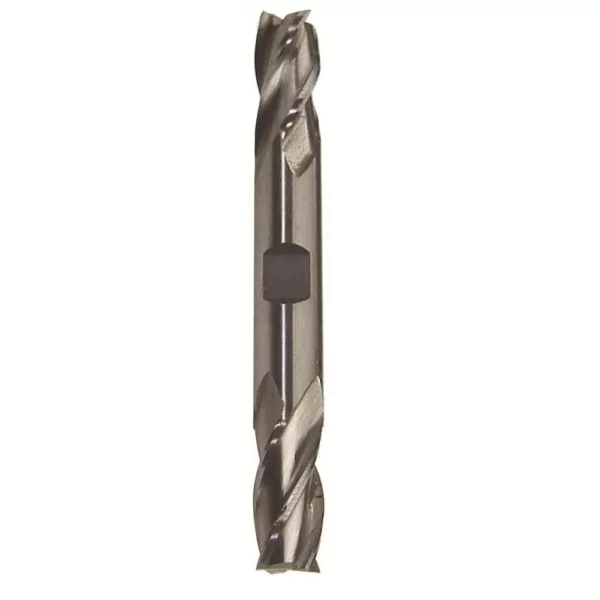 Drill America 11/16 in. High Speed Steel End Mill Specialty Bit with 2-Flutes and 5/8 in. Shank