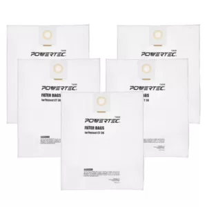 POWERTEC Self-Cleaning Filter Replacement Bag for Festool CT 36 (5-Pack)