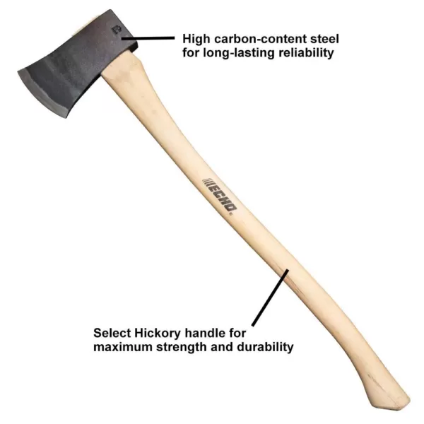 ECHO 28 in. Hickory Handle Limbing Axe